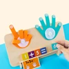 Kids Montessori Toys Wooden Finger Numbers Math Toy Children Counting Early Learning Educational Toys Toddlers Intelligence Game 3