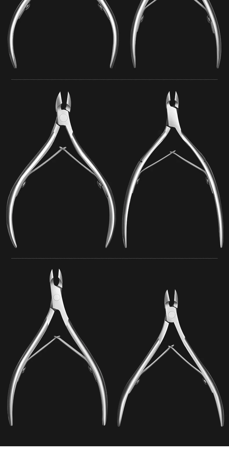 Description Picture 4 of itemProfessional Cuticle Nippers Vietnam Manicure Nail Skin Cutter Trimmer Pedicure Pliers Nail Scissors in High Quality Steel