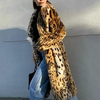 Luxury Leopard Faux Fur Coat – 5X Warmer Winter Style
