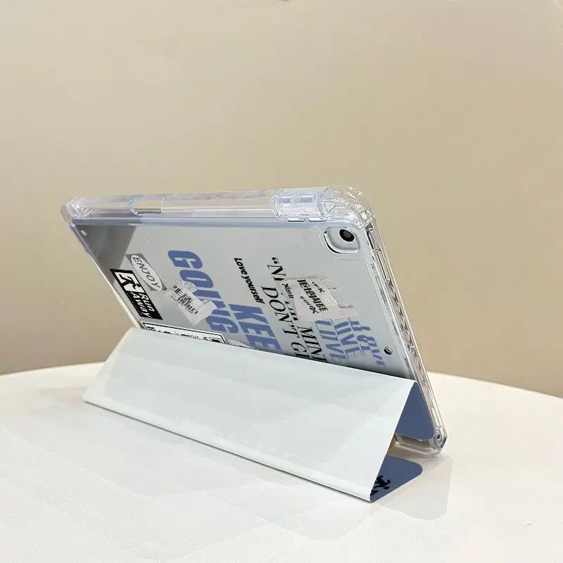 Sleek Y Folded Tablet Case with Multi-Angle Stand