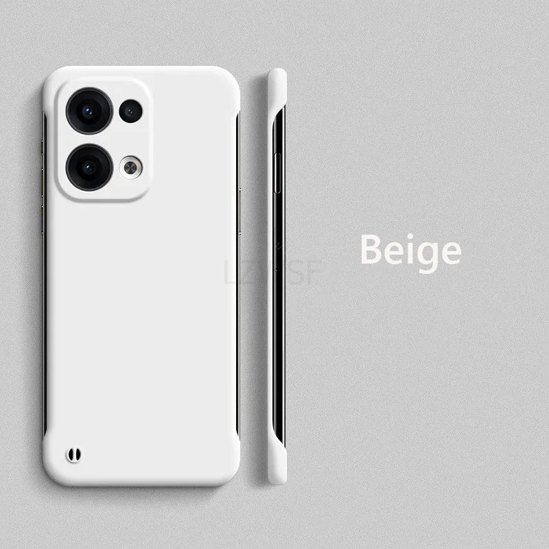 Sleek Matte Hard Back Cover - Frameless Shockproof Case