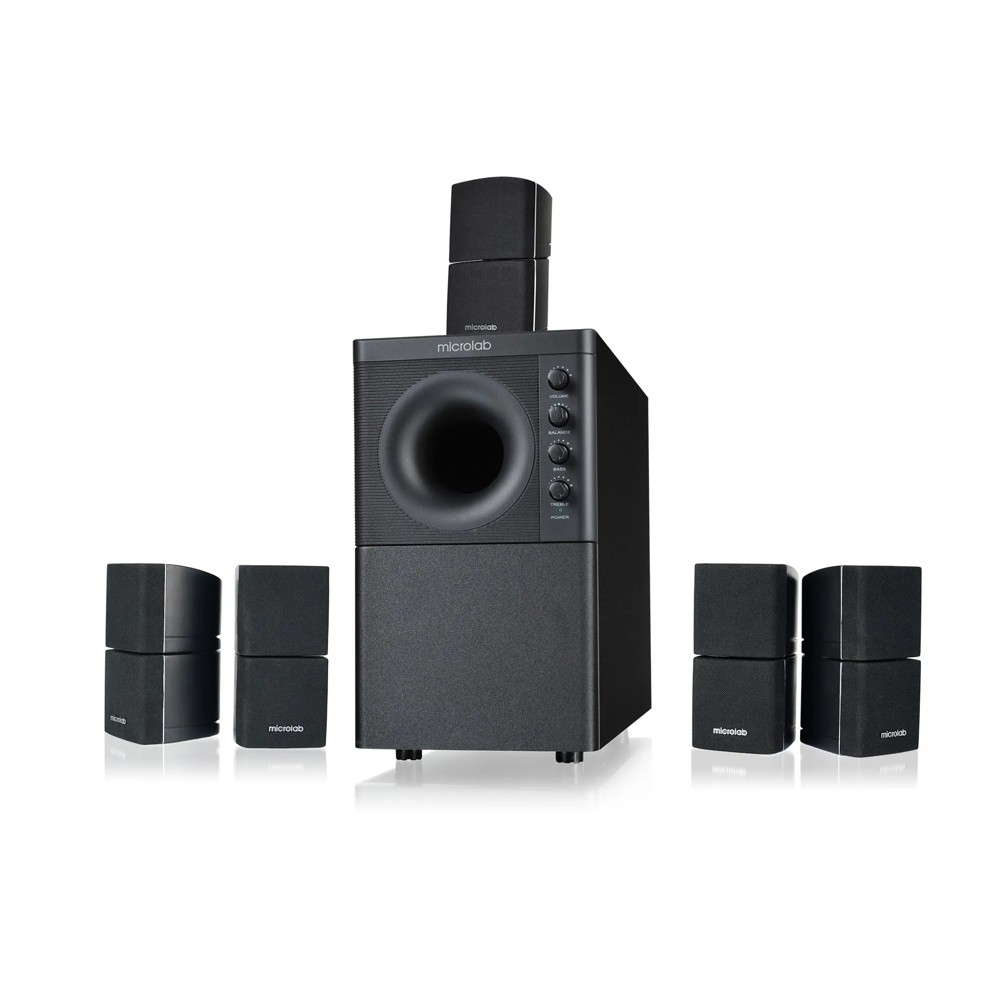 5.1 멀티미디어 스피커 X3BT 5.1 블루투스 지원