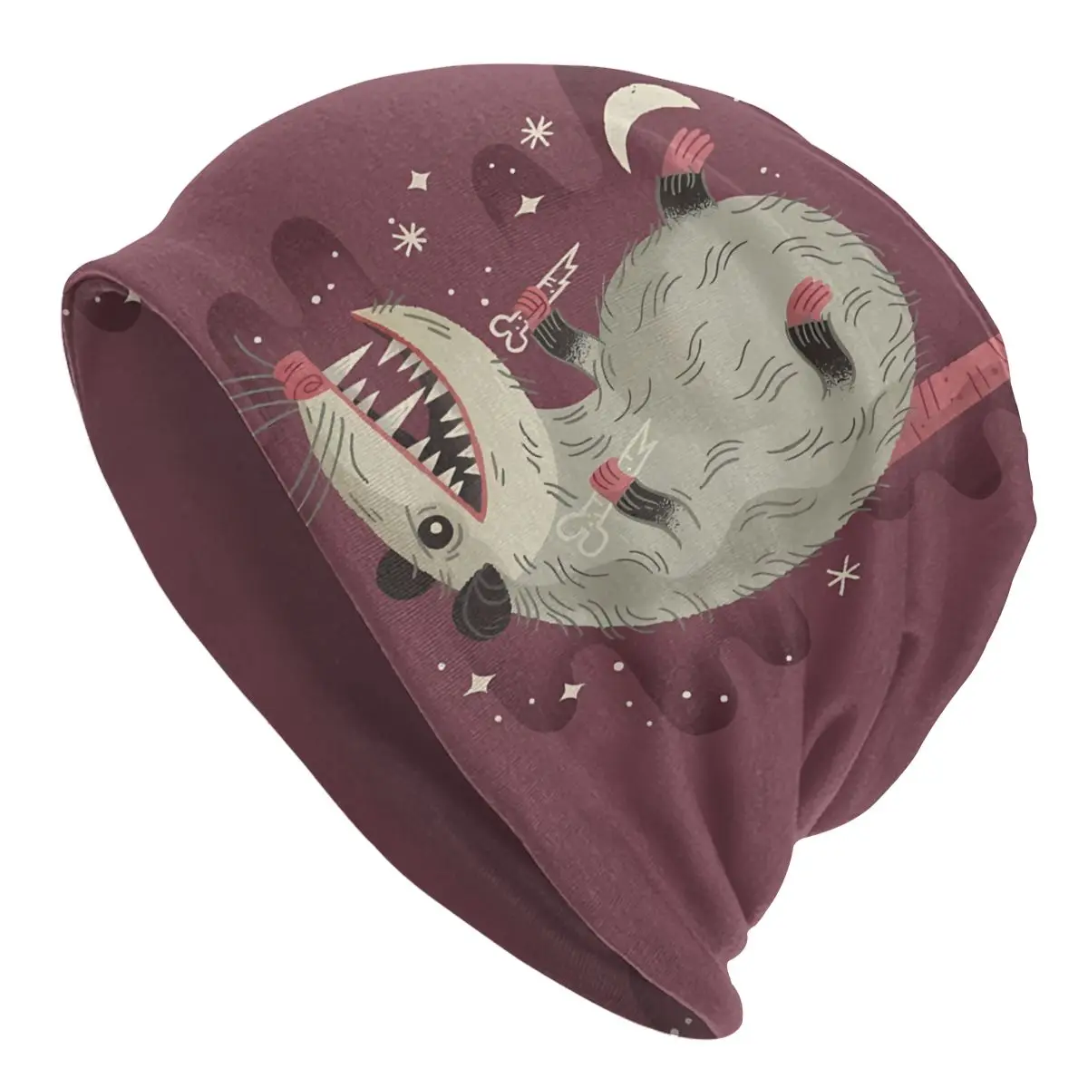 

Bonnet Hats Opossum Cute Animal Men Women's Thin Hat Vintage Autumn Spring Warm Cap Design Skullies Beanies Caps
