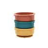Baby Silicone Feeding Bowl with Suction Cups Children's Waterproof Suction Tableware Bowl Kids Bear Shape Silicone Bowl BPA Free 5