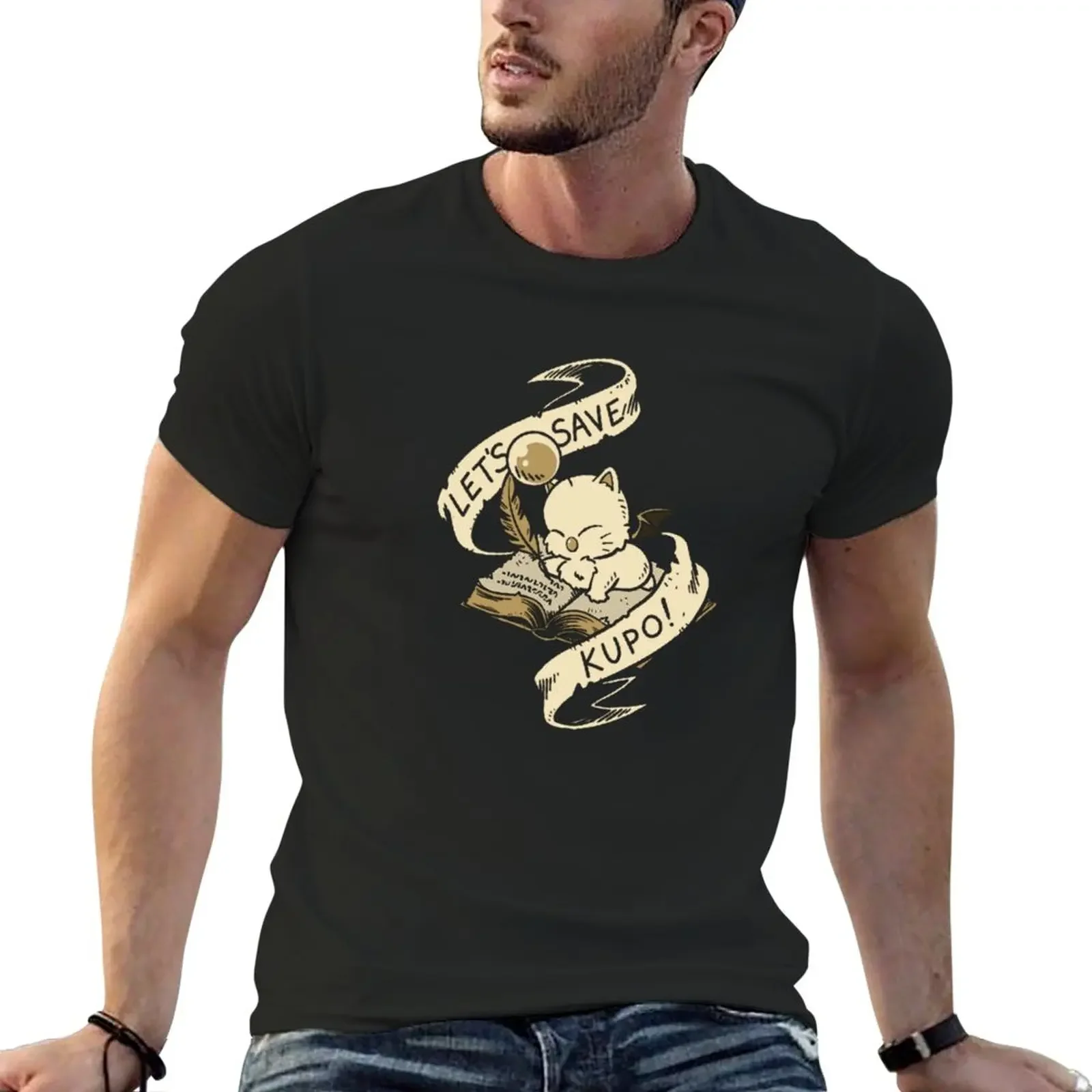 

Kupo Kupo Kupo T-Shirt Aesthetic clothing summer tops customs Men's clothing