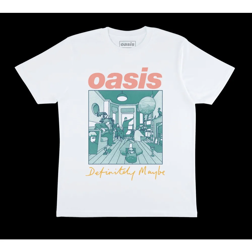 Oasis Tour Peripheral limit T-Shirts Trendy Cotton T-Shirt Women's Versatile Loose Hot-selling Fashion Short Sleeve top