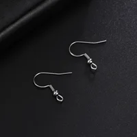 100pcs/lot Stainless Steel DIY Earrings Hooks Gold Silver Color Jewelry Handmaking Accessories 1