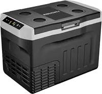 12 Volt Refrigerator, 32QT(30L) 12V Cooler, Compressor Electric Cooler -4℉~68℉, 12V Fridge 12/24V DC 110-240V AC 1