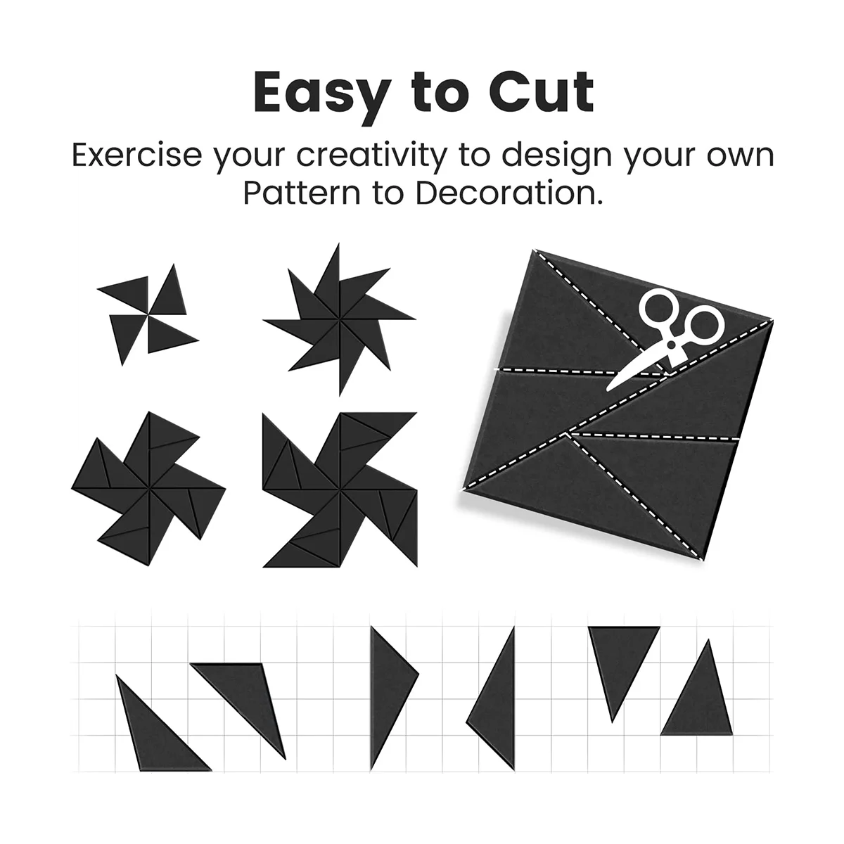 

Акустическая панель с самоклеящейся поверхностью, звукостойкая панель 12x12x0,4 дюйма, звуковая панель высокой плотности для дома, студии, офиса, 2, 16 шт.