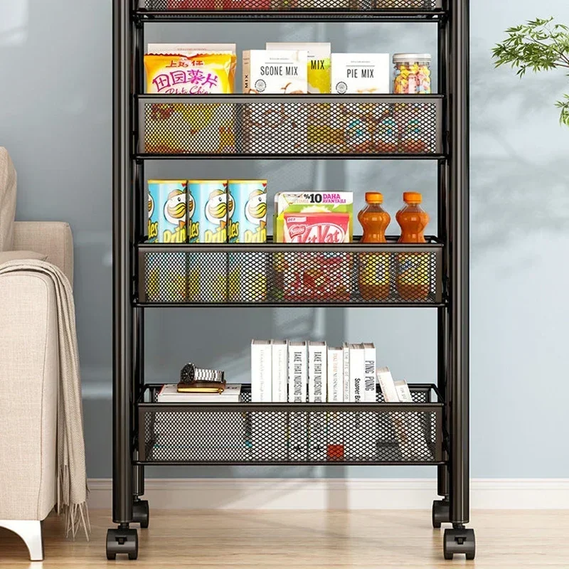 Shopping Storage Utility Cart Organization Wheels Dish Rack Serving Cart Groceries Candy Keuken Trolley Restaurant Furiture