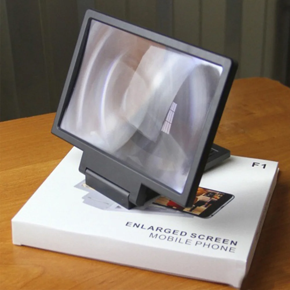 Portable HD Video Screen Magnifier Bracket 3D Mobile Phone Screen Amplifier Stand Folding Magnifier Phone Accessories