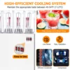 Commercial Beverage Dispenser, 4 Tanks 10.56 Gallon 40L Commercial Juice Dispenser, 10 Liter Per Tank, 380W Stainless Steel Food 4