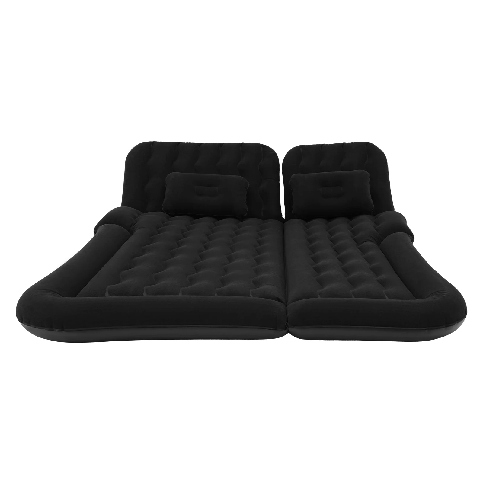 Schwarzes, weiches, robustes, aufblasbares PVC-Kissen, SUV-Luftmatratze, tolles Auto-Luftkissen zum Schlafen, Entspannen, Camping, Roadtrips usw. – Detail 12