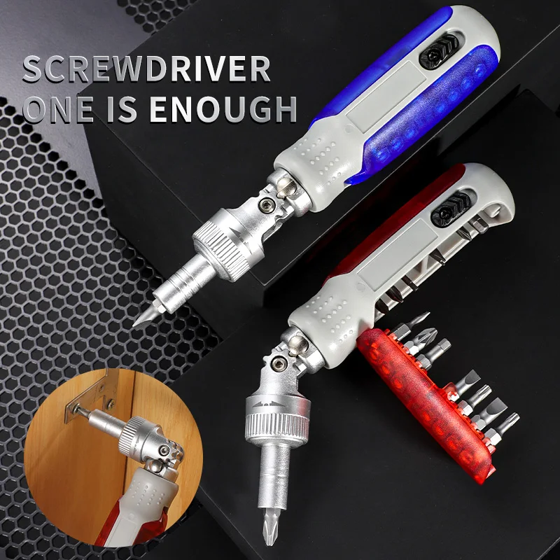 

Multi Angle Bidirectional Ratchet Screwdriver Set 15 in 1 Torx Magnetic Screw Driver Bit Precision Screwdrivers for Mobile Phone