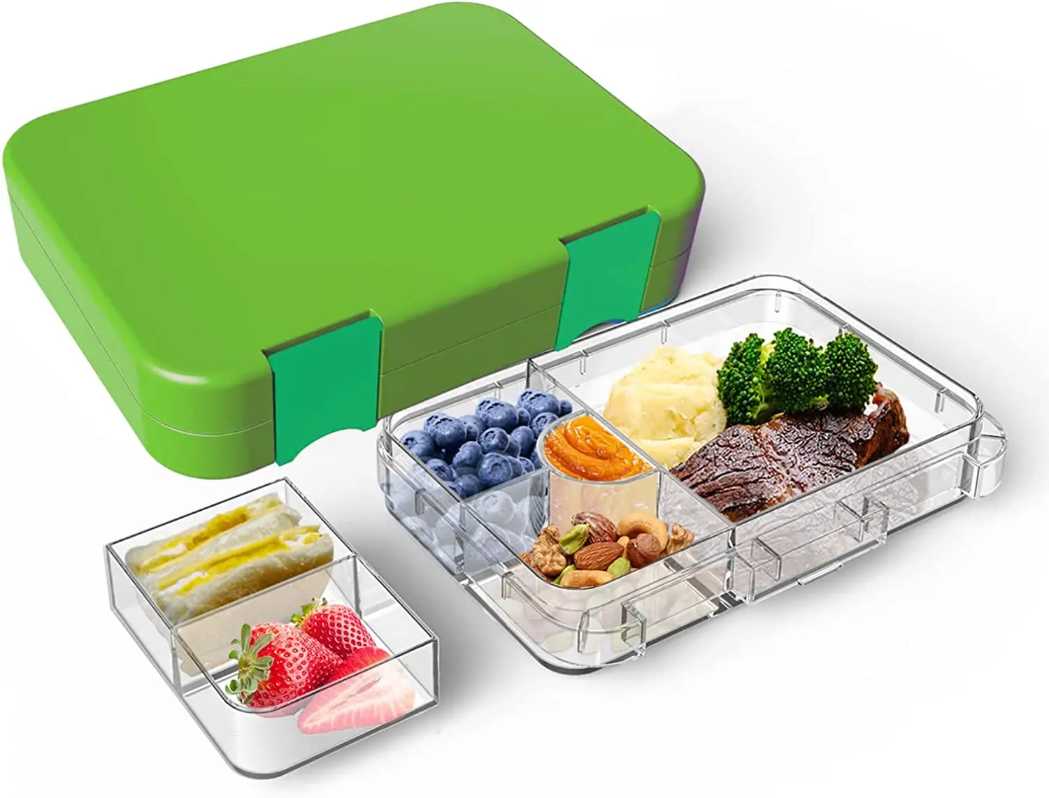 Kids Lunch Container,Bento Lunch Box with 4/6 Compartments - Insulated  Salad Bento Lunch Boxes for Kid Adults Outdoors, Dishwash - AliExpress