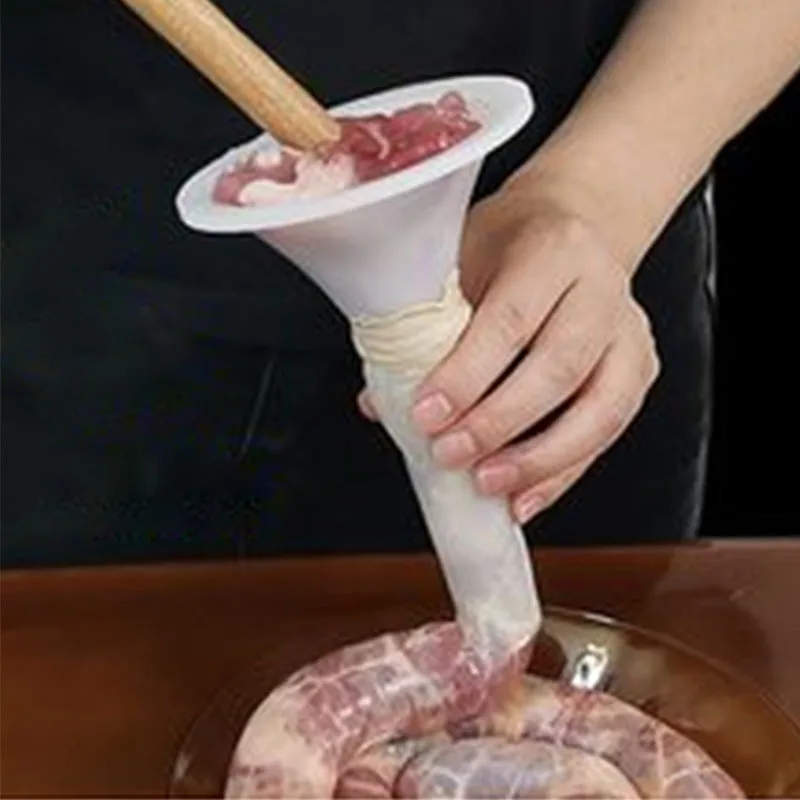 4pc/Set Meat Nozzles for Grinder Meat Filling Funnel Sausage Casing Fillers Sausage Ham Maker Grinder Poultry Kitchen Tool
