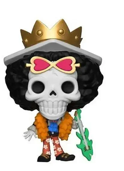 thumbnail image 1 of Funko Pop Animation One Piece Brook 358# Wear a Hat Figura de acción de vinilo de 10 cm, modelo de muñeca, juguetes para niños, regalo de Navidad, 1 of 3