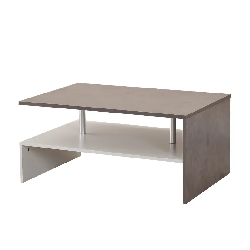 Rectangular coffee table, modern, simple, light and luxurious home living room, creative small unit, multifunctional sofa