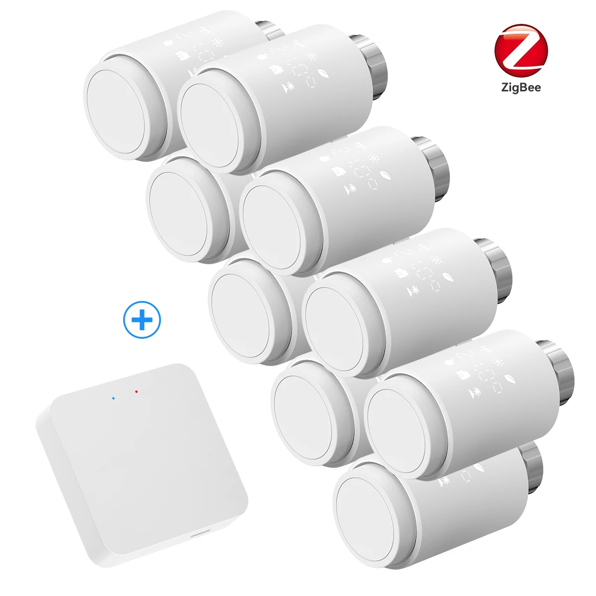 

ZigBee Thermostat Tuya Radiator Actuator Valve Smart Programmable Temperature Controller Alexa GoogleHome Thermostat Valve