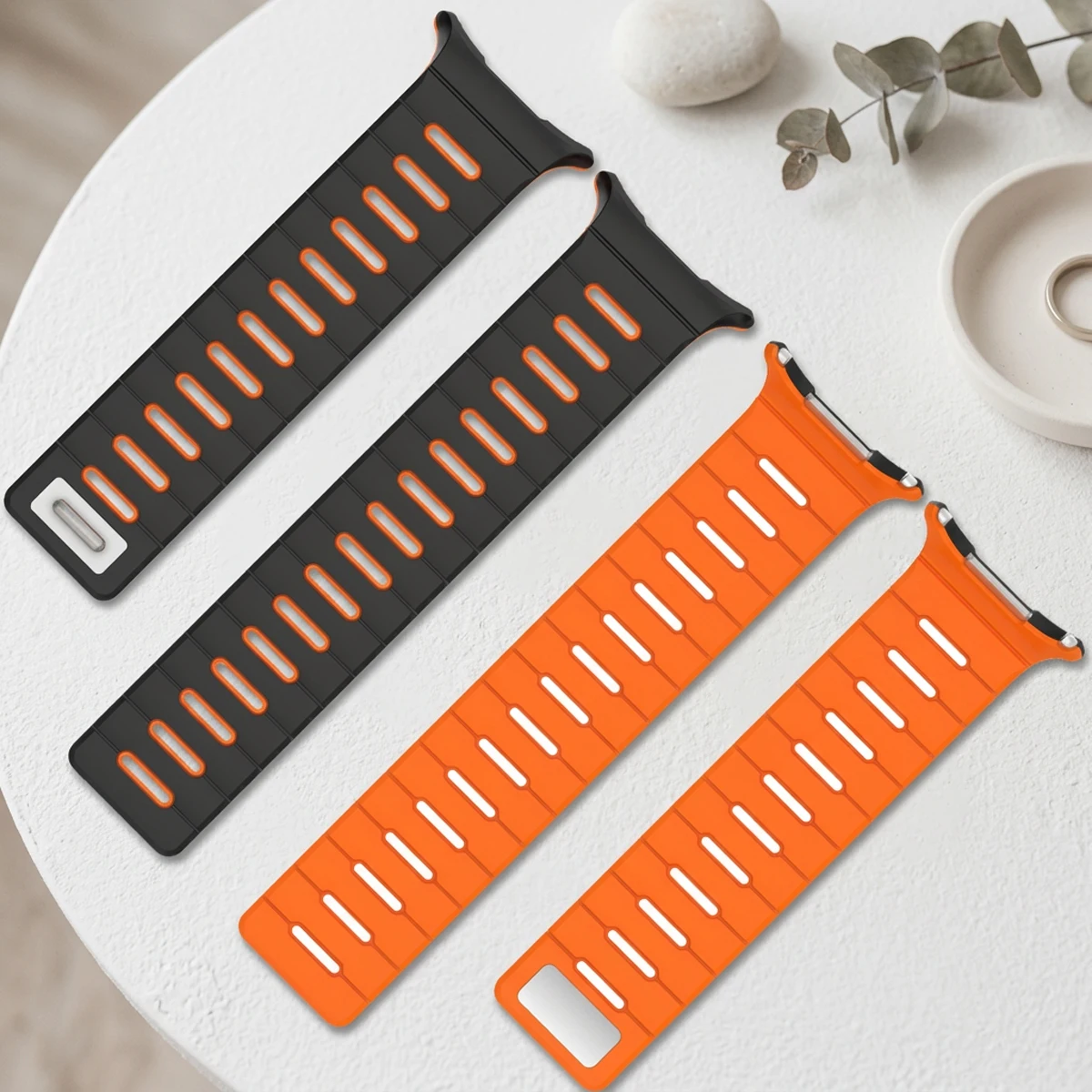 Magnetic Breathable Silicone Watch Band Bracelet