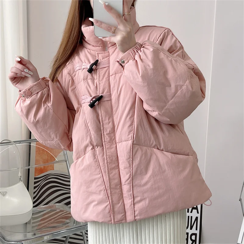 winter-down-jackets-women's-clothing-short-parkas-outerwear-2023-new-winter-horn-buckle-fashion-white-duck-down-coats-jp523