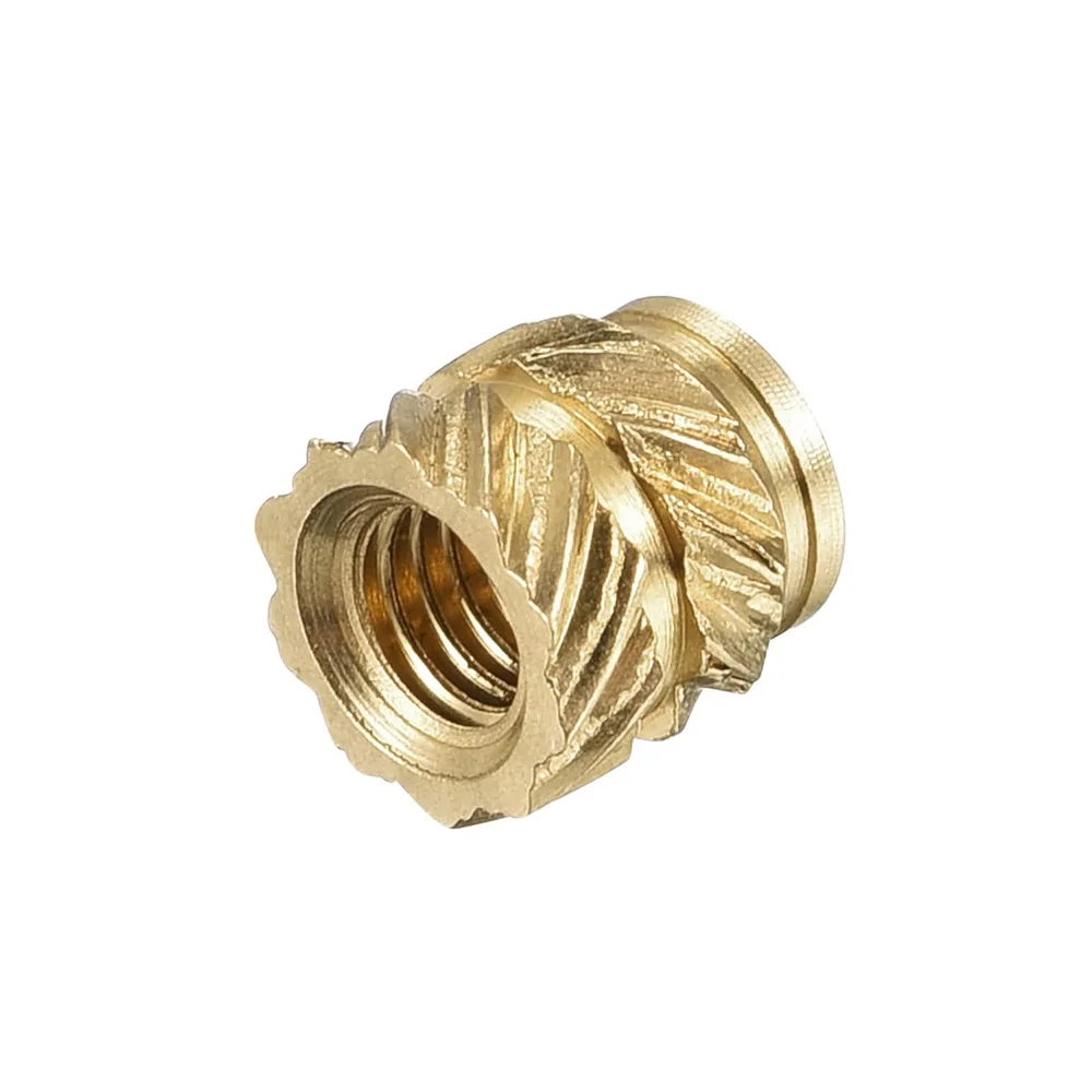 Brass Insert Nut 5-50pcs Brass Insert Knurled Nut M2 M3 M4 M5 M6 M8 for Plastic Heat Set Embedment 3D Printer