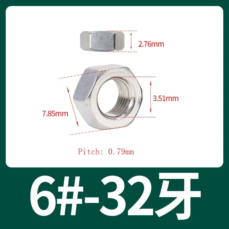 Kit Dadi Esagonali Unc In Acciaio Inox A2, Con Rondelle E Dadi Nyloc - Misure 1/4, 5/16, 3/8, 1/2 Dadi E Rondelle In Acciaio Inox - Foto 4