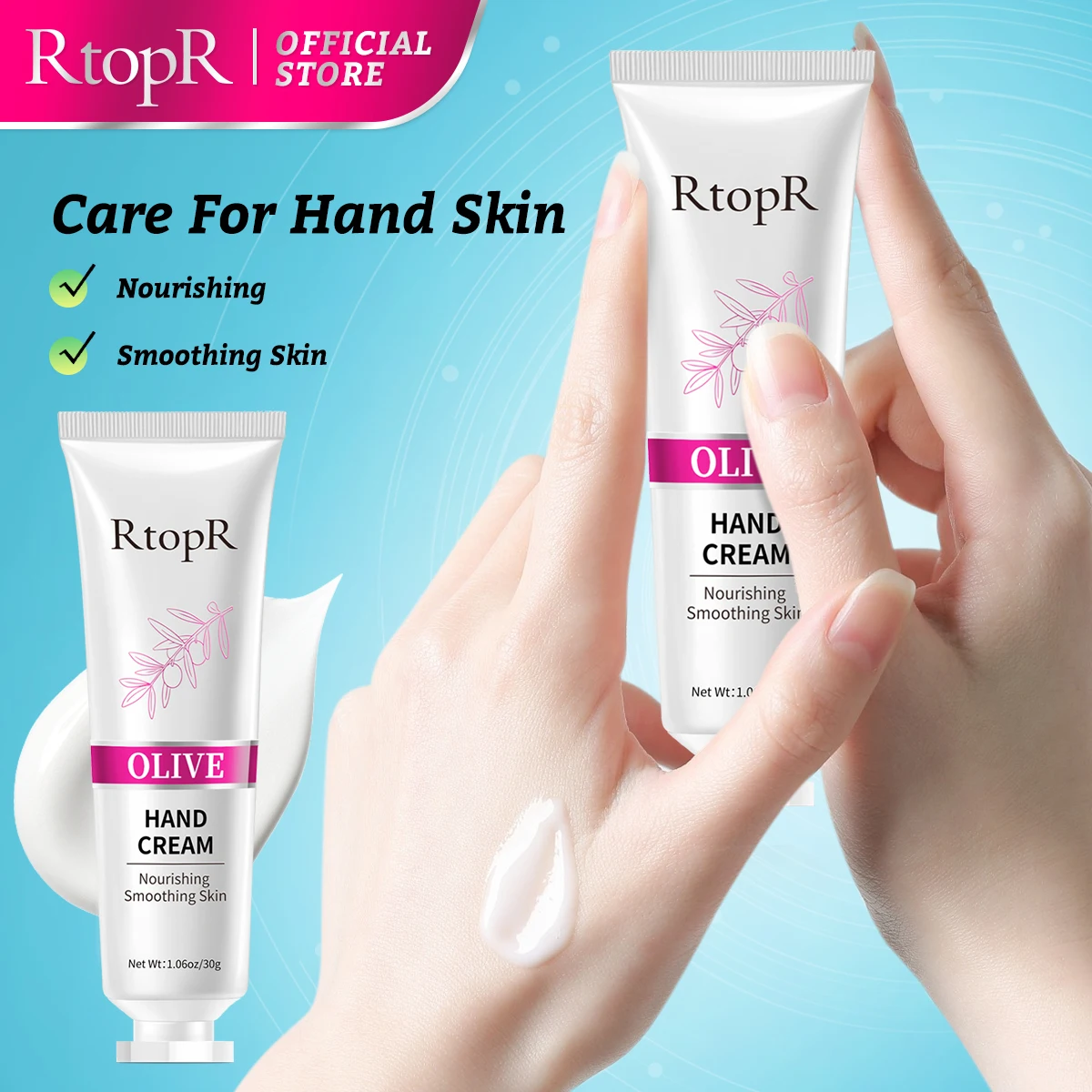 RtopR Anti Cracking Whitening Hand Cream Nourishing and Repairing Dry and Cracked Hand Skin Care Products Health & Beauty