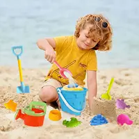 Children's Beach Toy Set Baby Playing In Water And Sand Large Sand Shovel Beach Bucket Sand Digging Tool Sand Toy Random Color 2