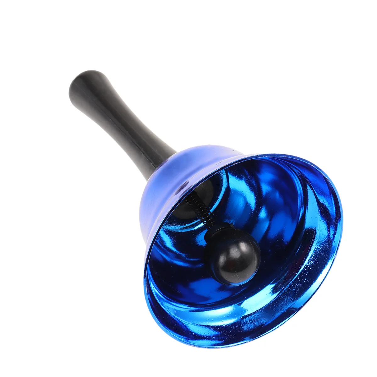 Metal Bell Hand Percussion Musical Instrument Toy Blue Handbell Child