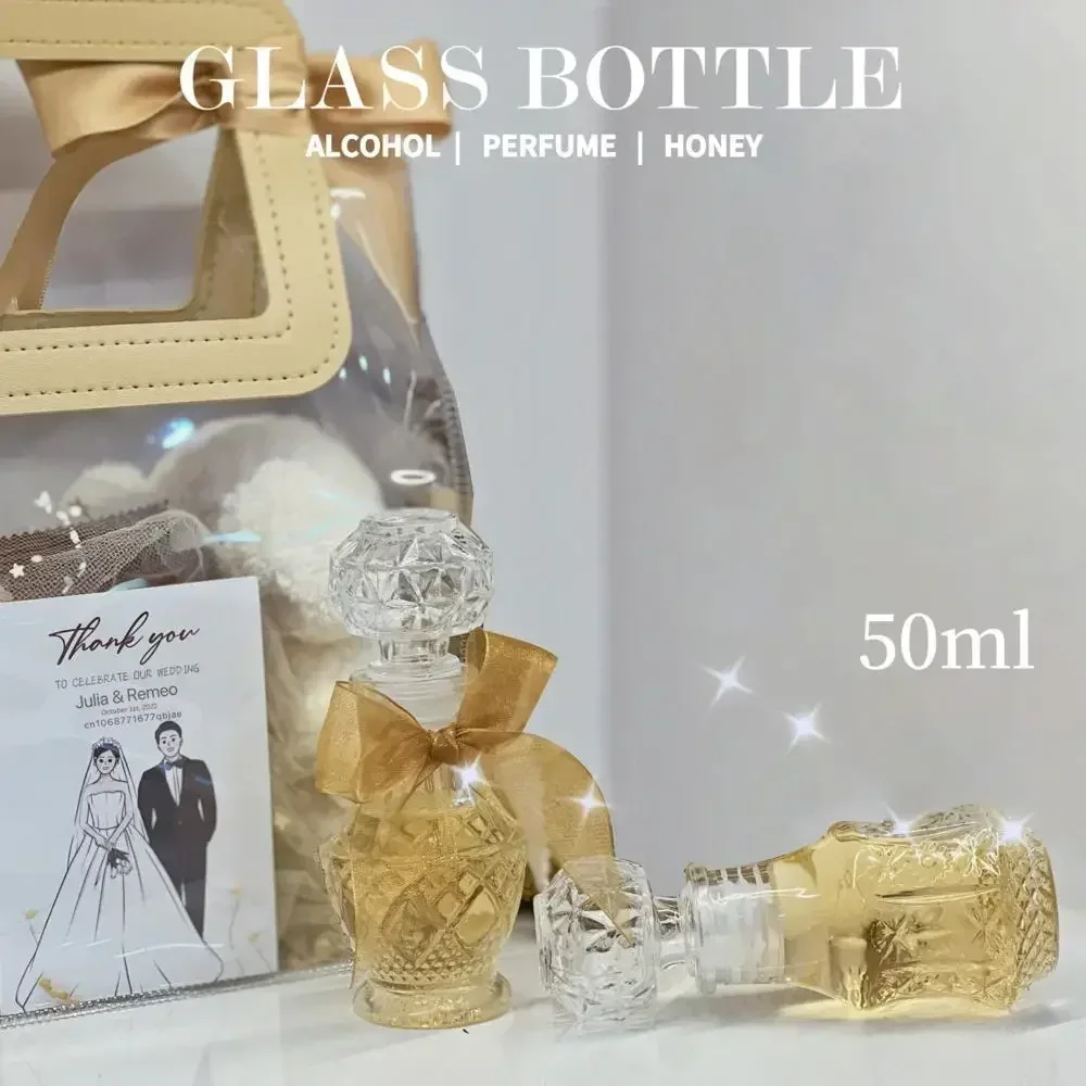 12 pièces 60 ml petite bouteille en verre transparent avec couvercle, mini  bouteille de jus pour liqueur gingembre shots potion jus huiles  essentielles whisky échantillon 2 oz - AliExpress