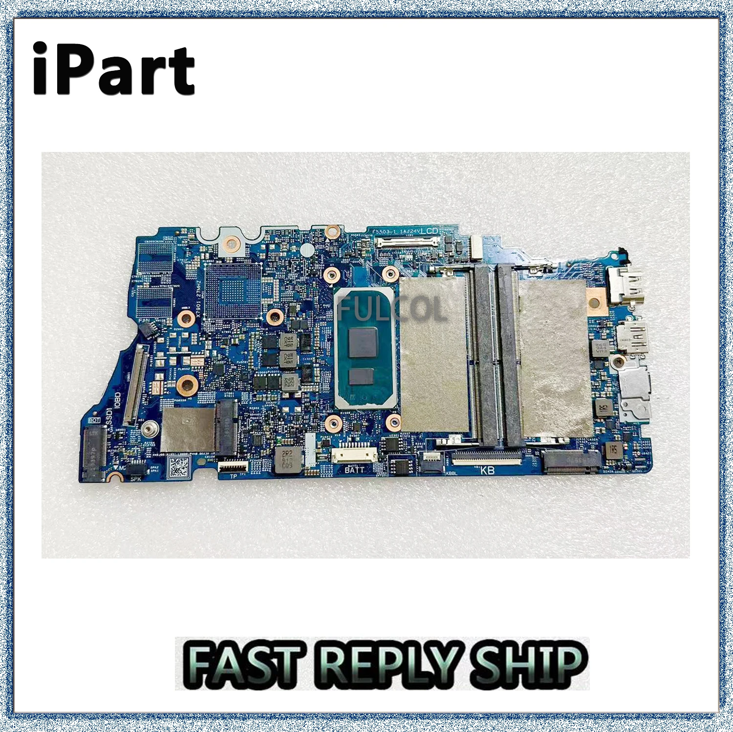 

CN-KB1D16 KB1D16 для DELL Inspiron 15 5501 5401 материнская плата для ноутбука с SRGKL I5-1035G 1 CPU материнская плата 100% тест хорошо
