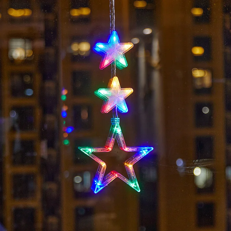 thumbnail image 1 of Christmas Decoration LED Suction Cup Light Santa Claus Snowflake Elk Window Decoration Merry Christmas New Year Gift Navidad, 1 of 5