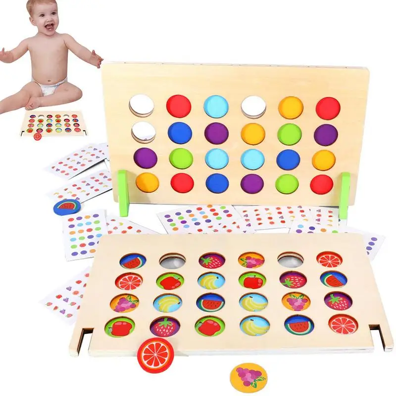 

Montessori Puzzles Match Color Pattern Shape Puzzle Matching Game For Kids Pattern Recognization Preschool Learning Activities