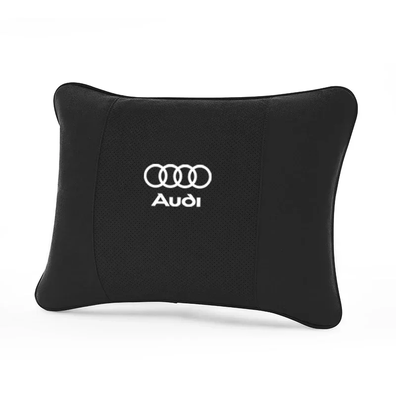 thumbnail image 1 of Cojín de apoyo para la cabeza del asiento del coche, almohada lumbar, accesorios interiores para Audi Sline A1 A3 A4 A5 A6 A7 A8 B8 B9 B6 C6 Q2 Q3 Q5 Q7 Q8, 1 of 5