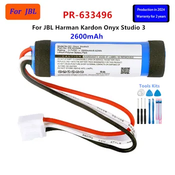 Original PR-633496 2600mAh For JBL Harman Kardon Onyx Studio 3/Studio3 Bluetooth Wireless Speaker Replacement Battery +Tools.