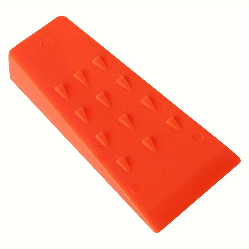 2-Pack Heavy-Duty Tree Felling Wedges Spiked Safety Logging Tool for Chainsaw Cutting, Multi-Purpose as Door/Utility Wedge