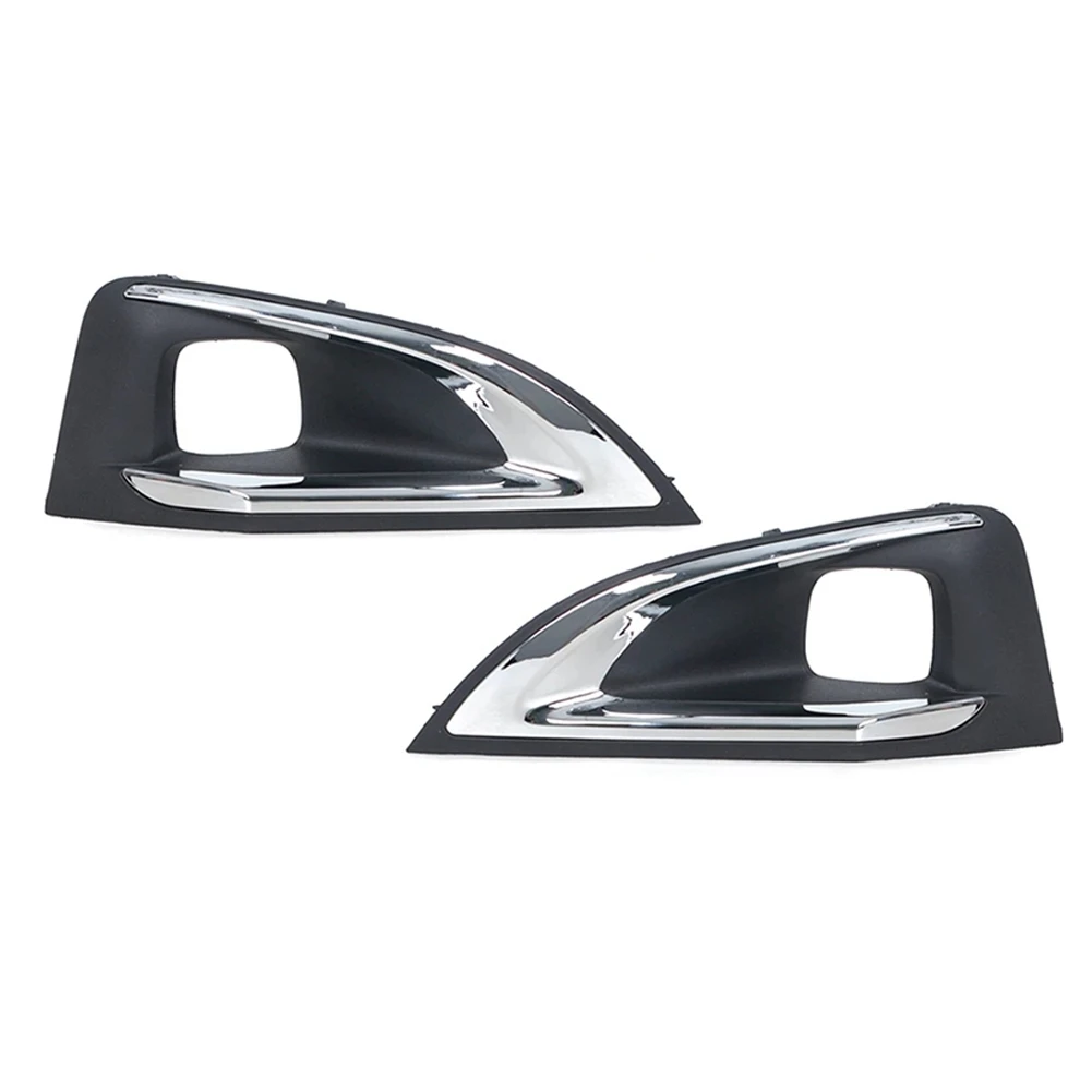 Car Front Bumper Lower Grille Fog Lamp Cover Trims No Sensor Hole Fog Light Cover for Peugeot 4008 5008 GT Right