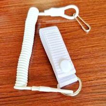 Tactical Elastic Safety Lanyard for Hunting and Outdoor Use (White)