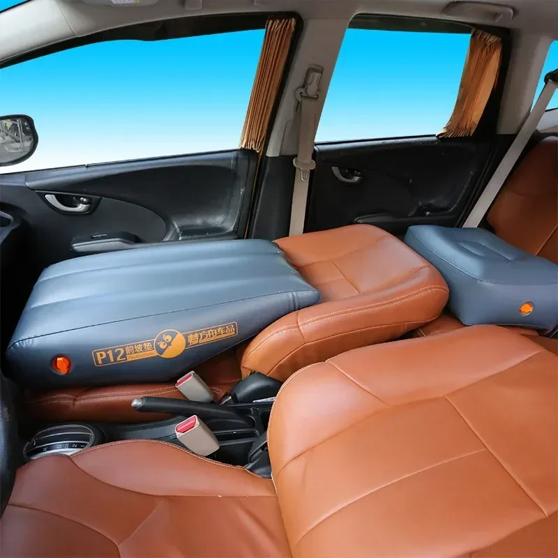 inflatable air bed Universal Car Front Slope Pad Inflatable Stool Travel Bed Seat Gap Padding Air Mattress Self-driving Traveling Car Accessories