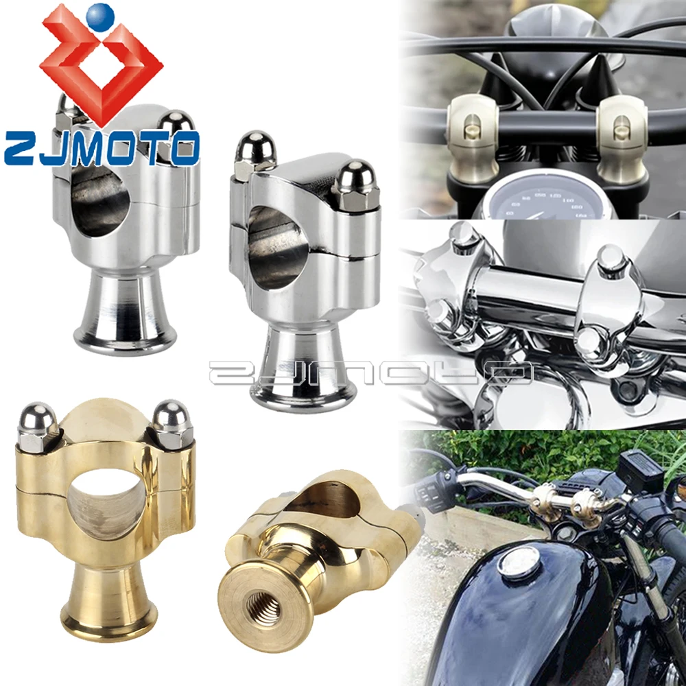 

Мотоциклетный 25 мм зажим для руля фиксированная планшетория для Honda Shadow CBR Harley Cruiser Dyna Cafe Racer