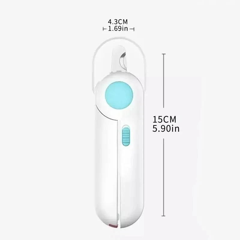 Pet Nail Clippers LED Lights Stainless Steel Scissors Professional Safe Dog Nail Clippers Cat Claw Cleaning Supplies