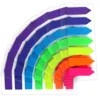 7 Packs 1400 Sheets Transparent Sticky Notes Self-Adhesive Annotation Books Bookmarks Memo Pad Index Tabs Stationery 6