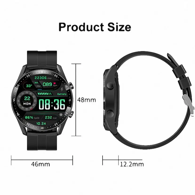C300  ȭ Ʈ ġ  ƮϽ  ð  ո ð MYFULONN 2022 ο SmartWatch GT2 Androi