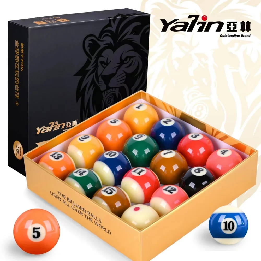 YALIN TV-Pro Phenolic Resin Billiard Pool Ball Set 2-1/4"