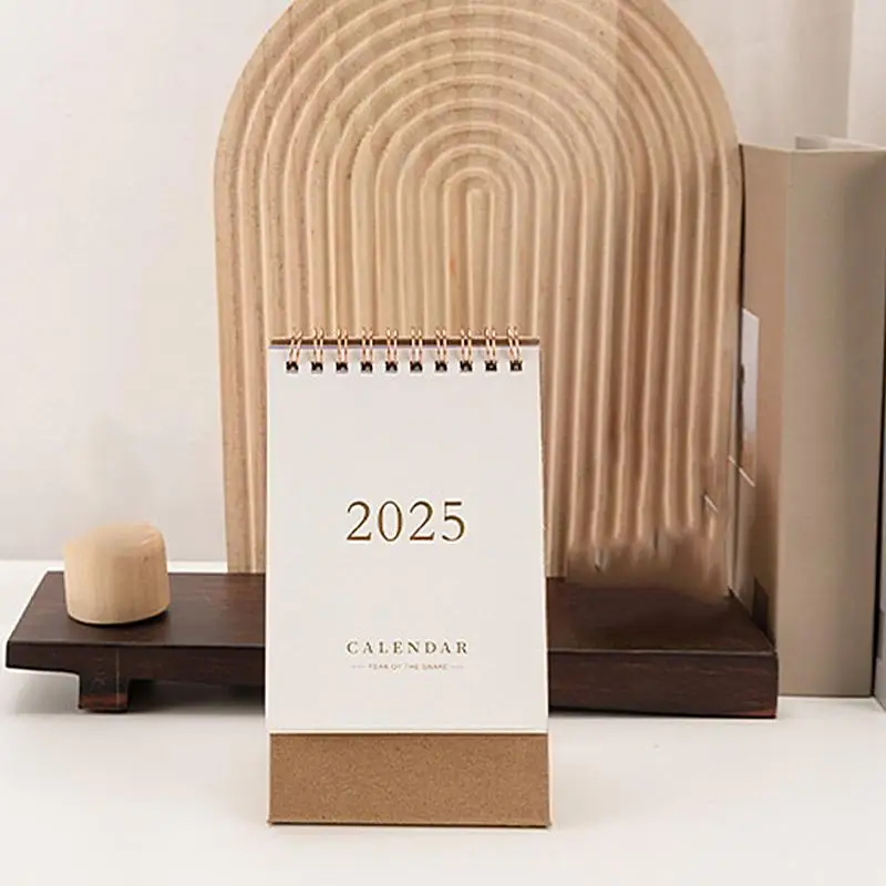 - simple style Table Desk Calendar Table Calendar Desktop Decoration Creative Coil Planning