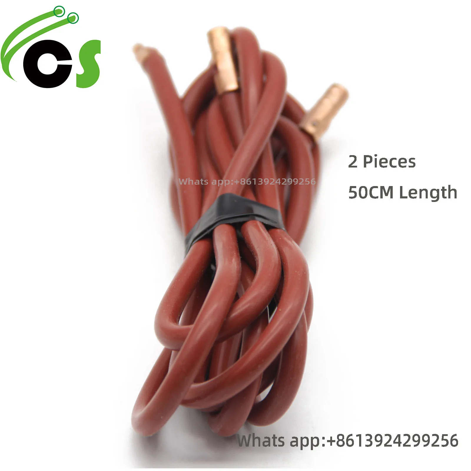 CSBAO(2Pieces)Burner Igniter High Voltage Wire Burner Accessories Ignition High Voltage Line 6.5MM Igniter Cable