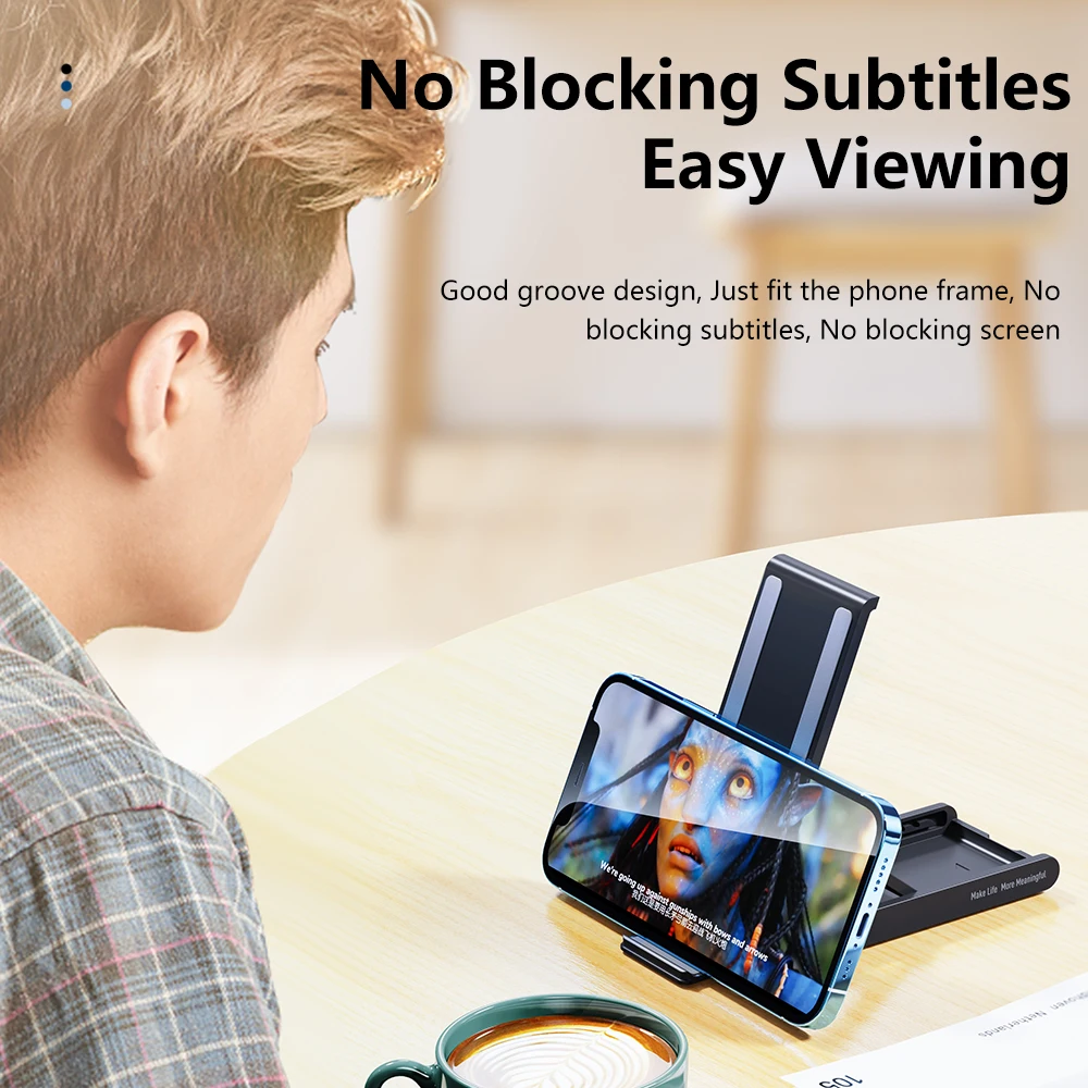 Essager Foldable Desktop Holder Portable Mini Moblie Phone Stand For iphone14 13 Pro Max iPad Xiaomi Desk Bracket Portable Stand