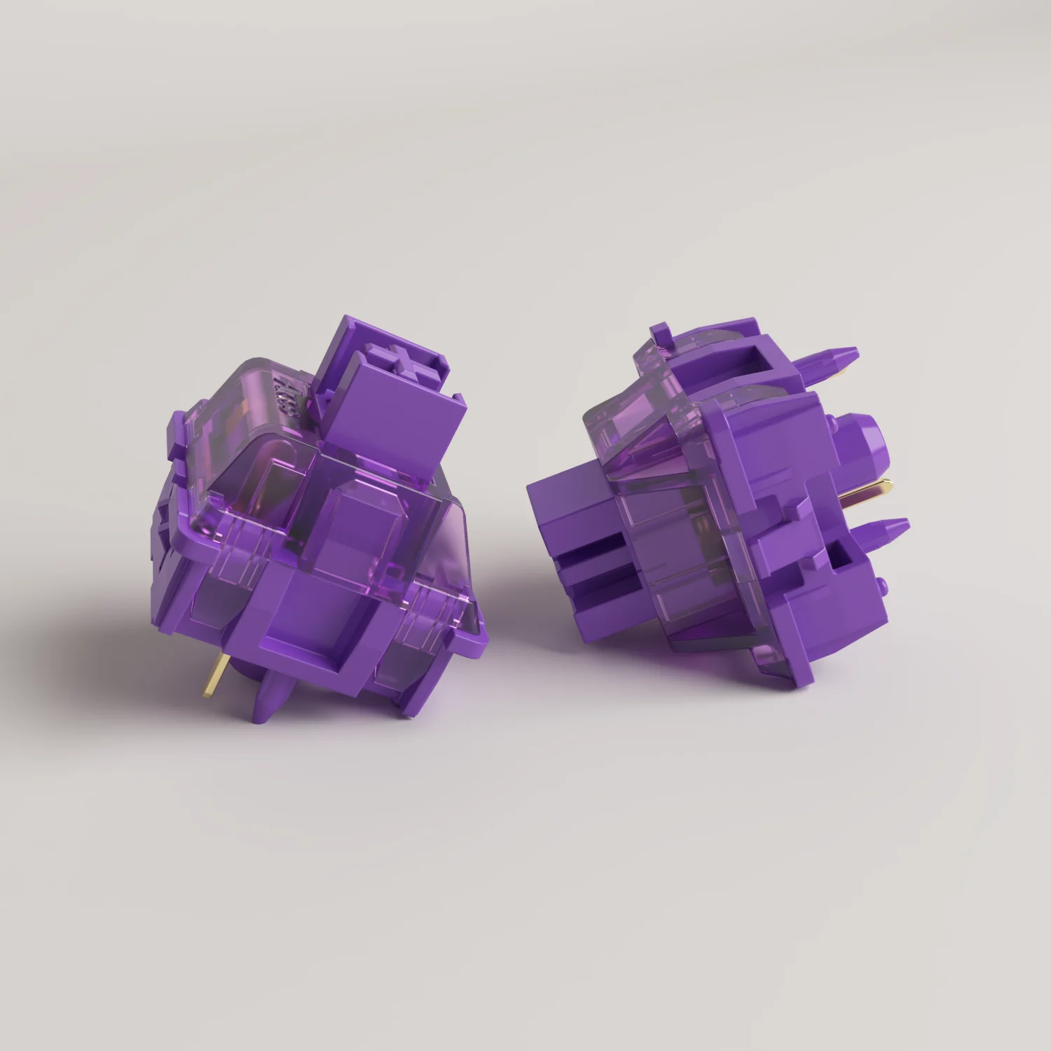 Interruptor Táctil Roxo Akko v3 Pro Lavanda Compatível com Teclado Mecânico mx Pinos 40g 45 Pcs - Imagem 3