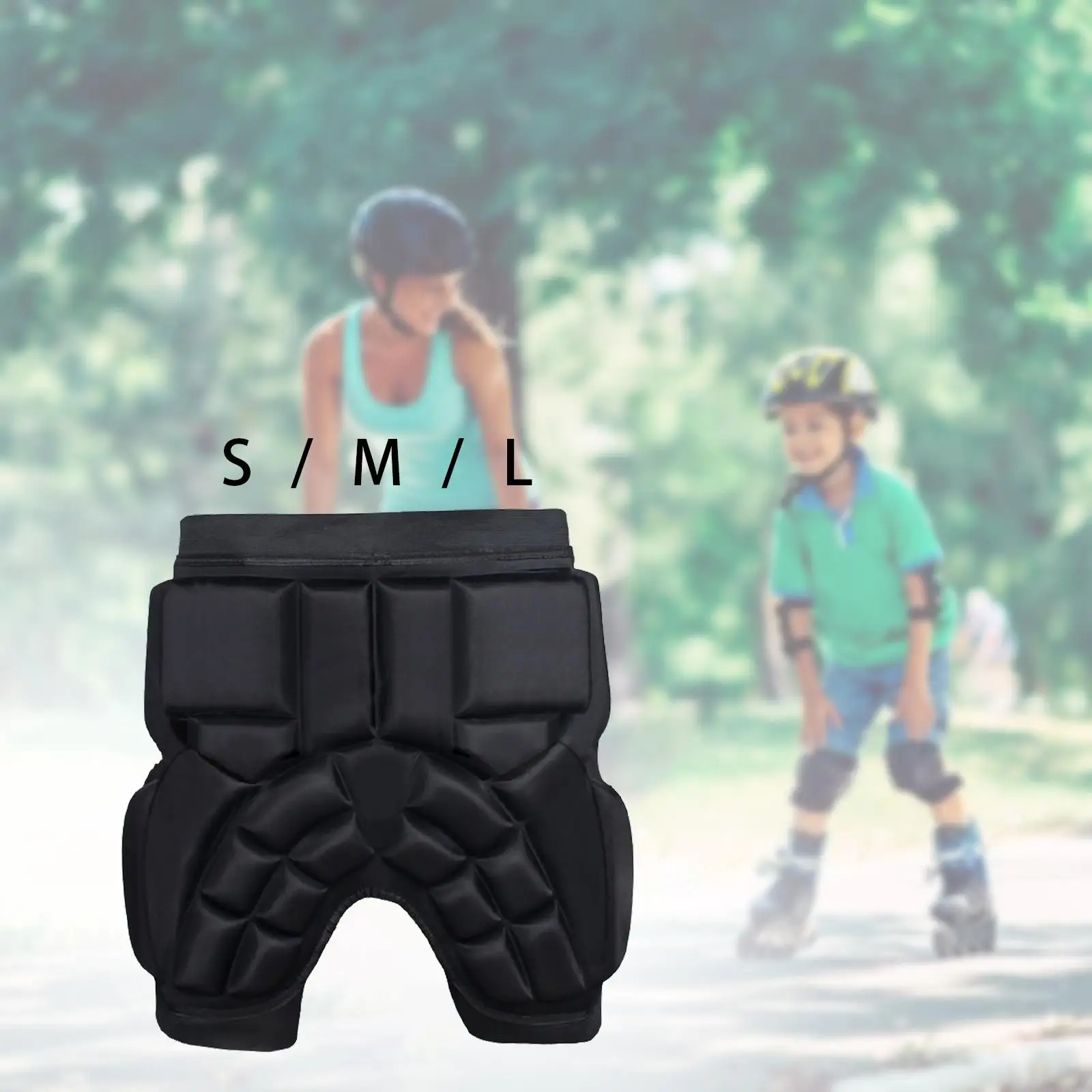 Hip Guard Pad Padded Supporter Shockproof Protector Compression Impact Protection for Skateboarding Skiing Cycling Biking Sports